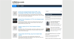 Desktop Screenshot of lektrox.com